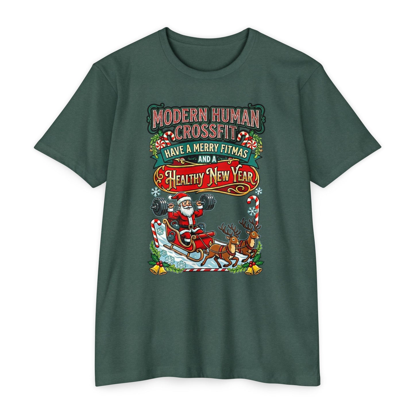 "Merry Fitmas & Healthy New Year" Christmas Shirt