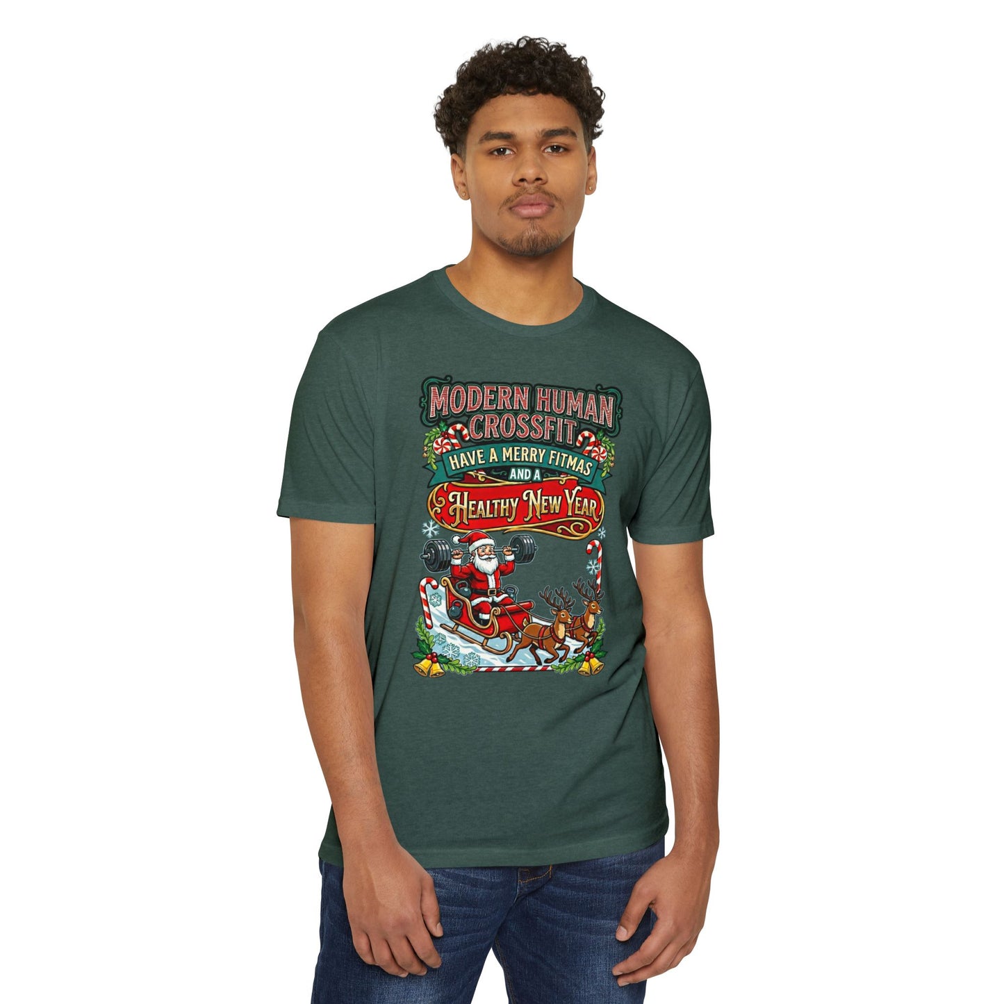 "Merry Fitmas & Healthy New Year" Christmas Shirt