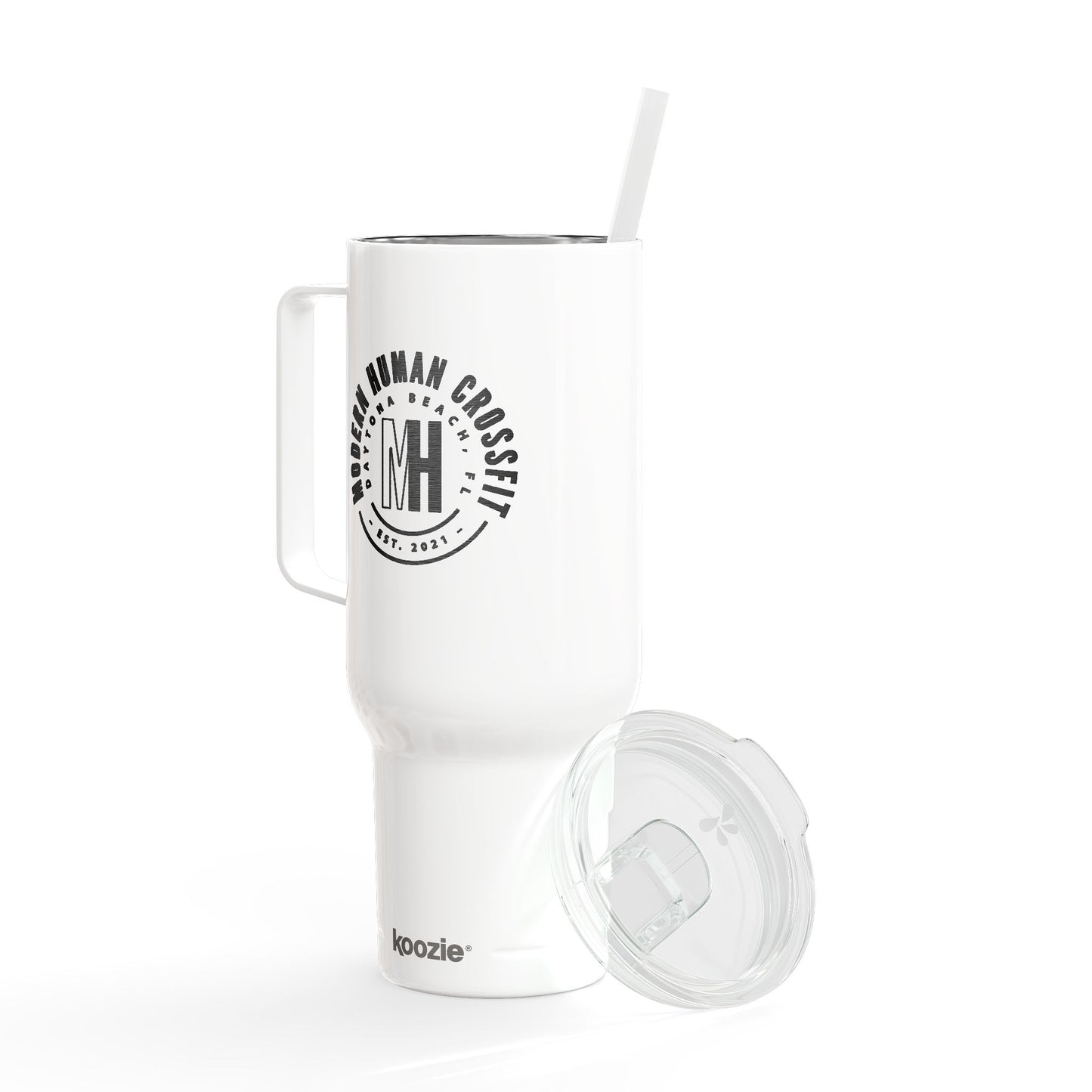 Engraved 40oz Insulated Tumbler with Lid & Straw