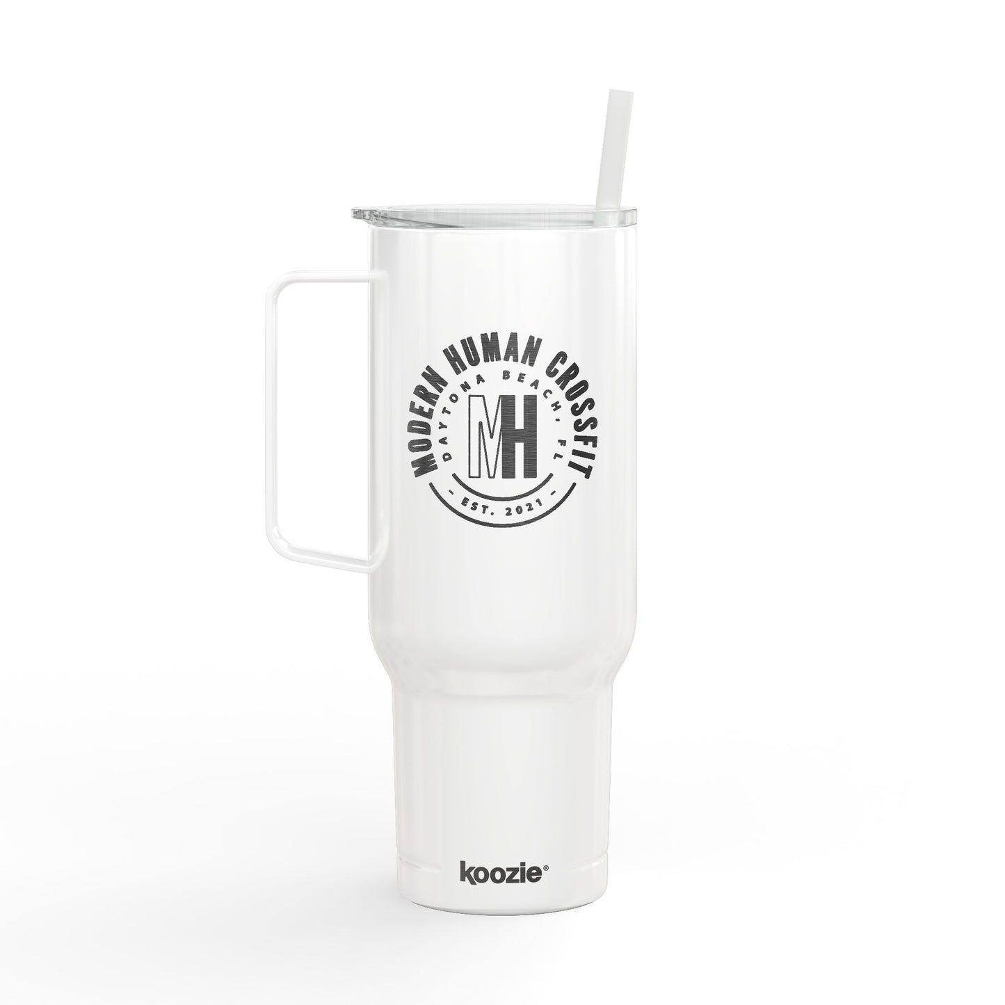 Engraved 40oz Insulated Tumbler with Lid & Straw
